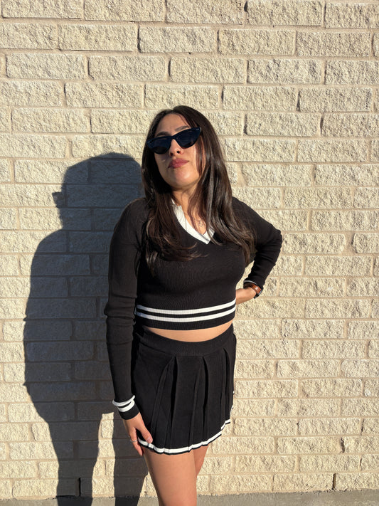 Sporty but I don’t do sports skirt set
