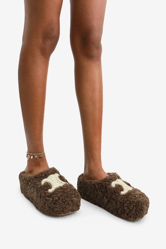 Fuzzy Platform Slipper
