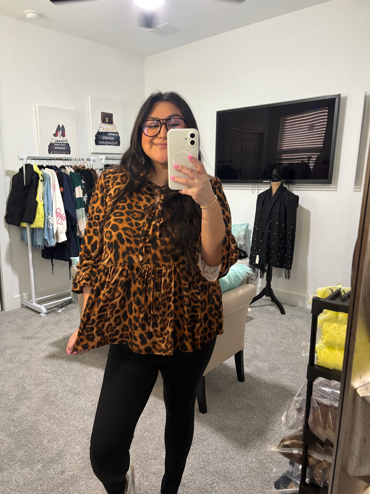 Leopard Blouse
