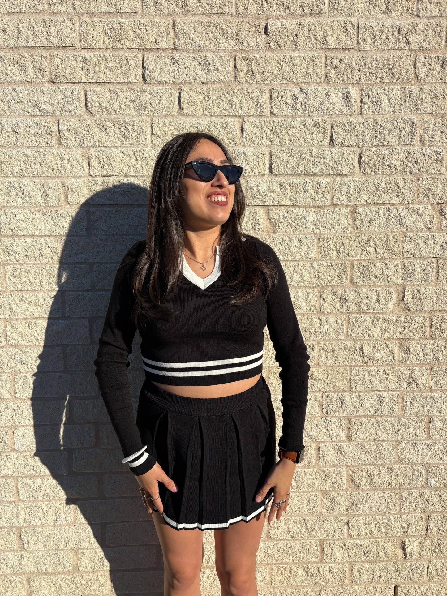 Sporty but I don’t do sports skirt set