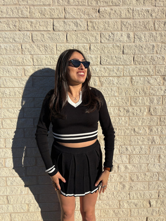 Sporty but I don’t do sports skirt set