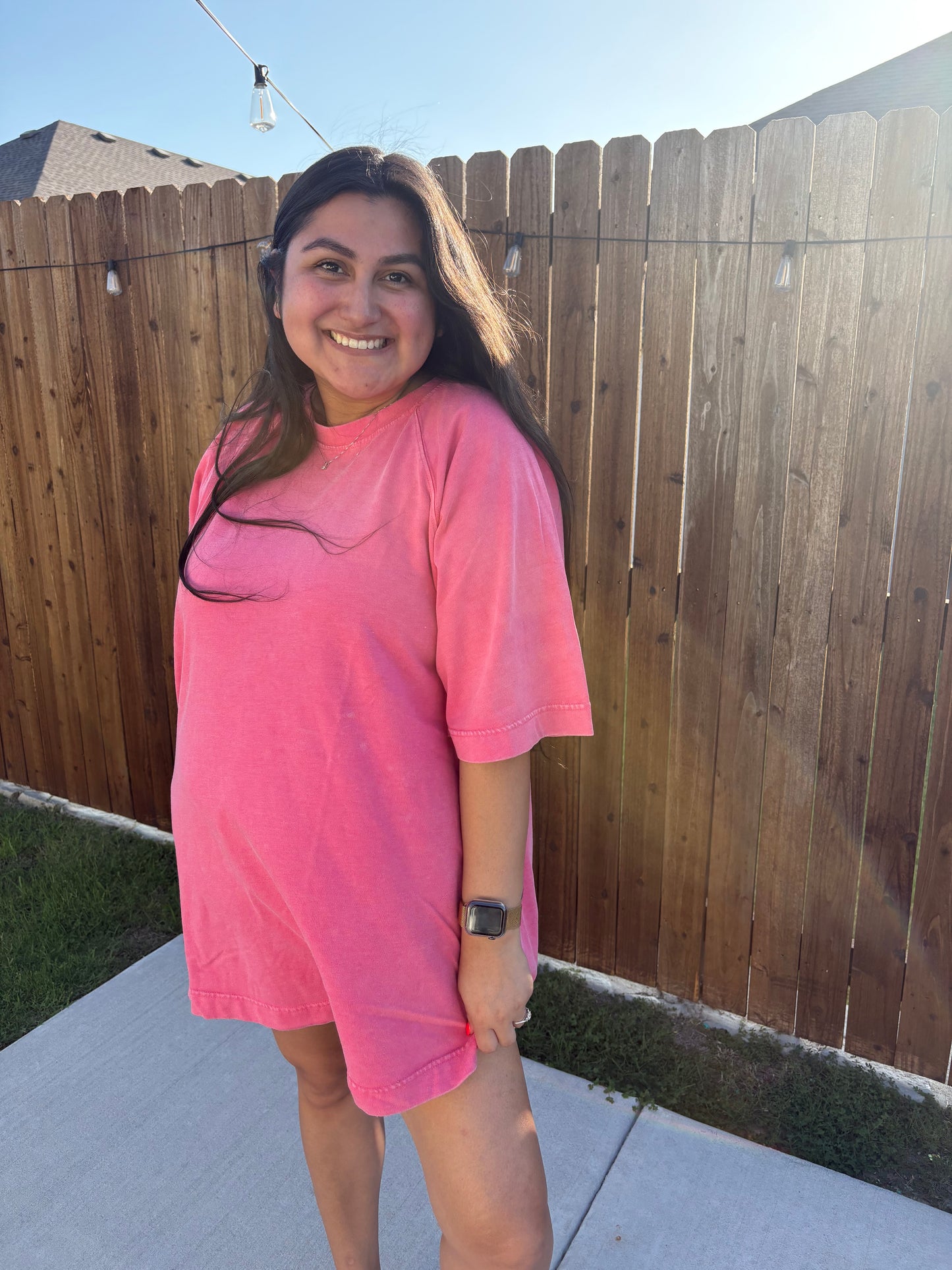Rose T Shirt Dress