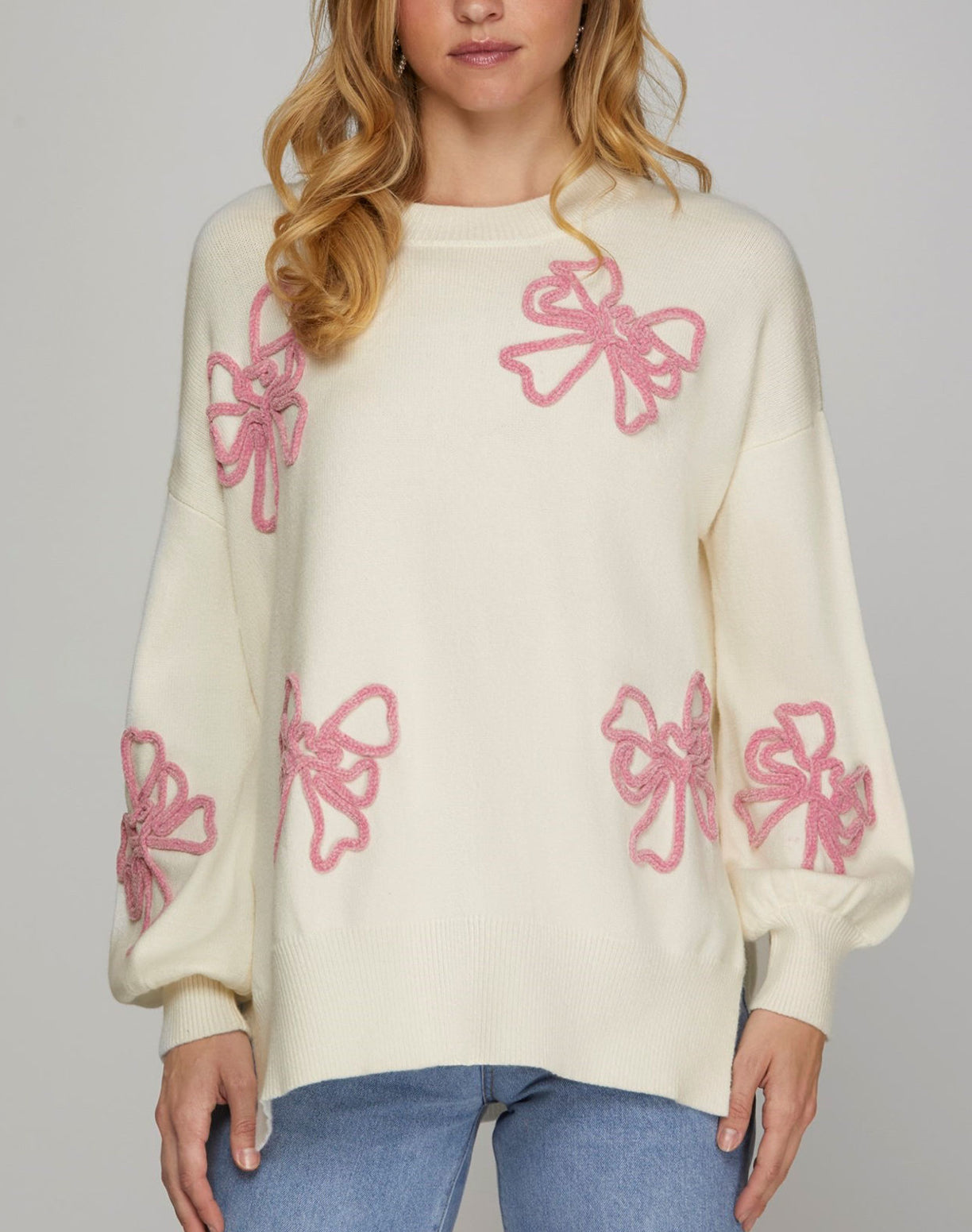 Very Demure Bow Sweater