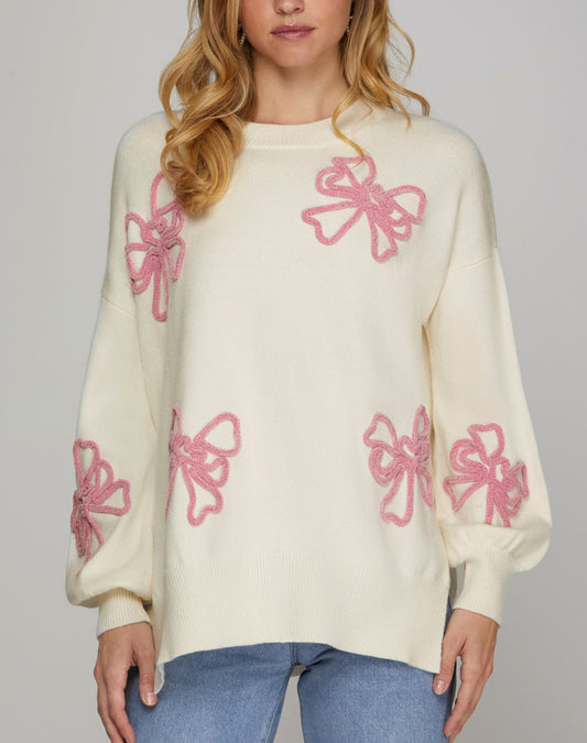 Very Demure Bow Sweater