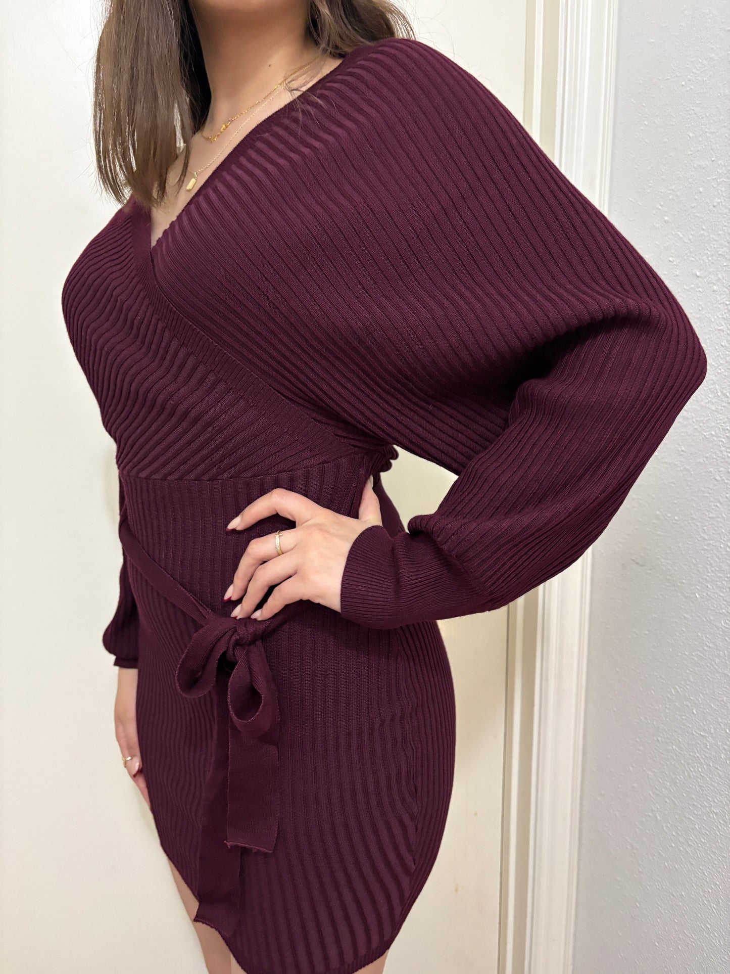 Plum Evening Dress