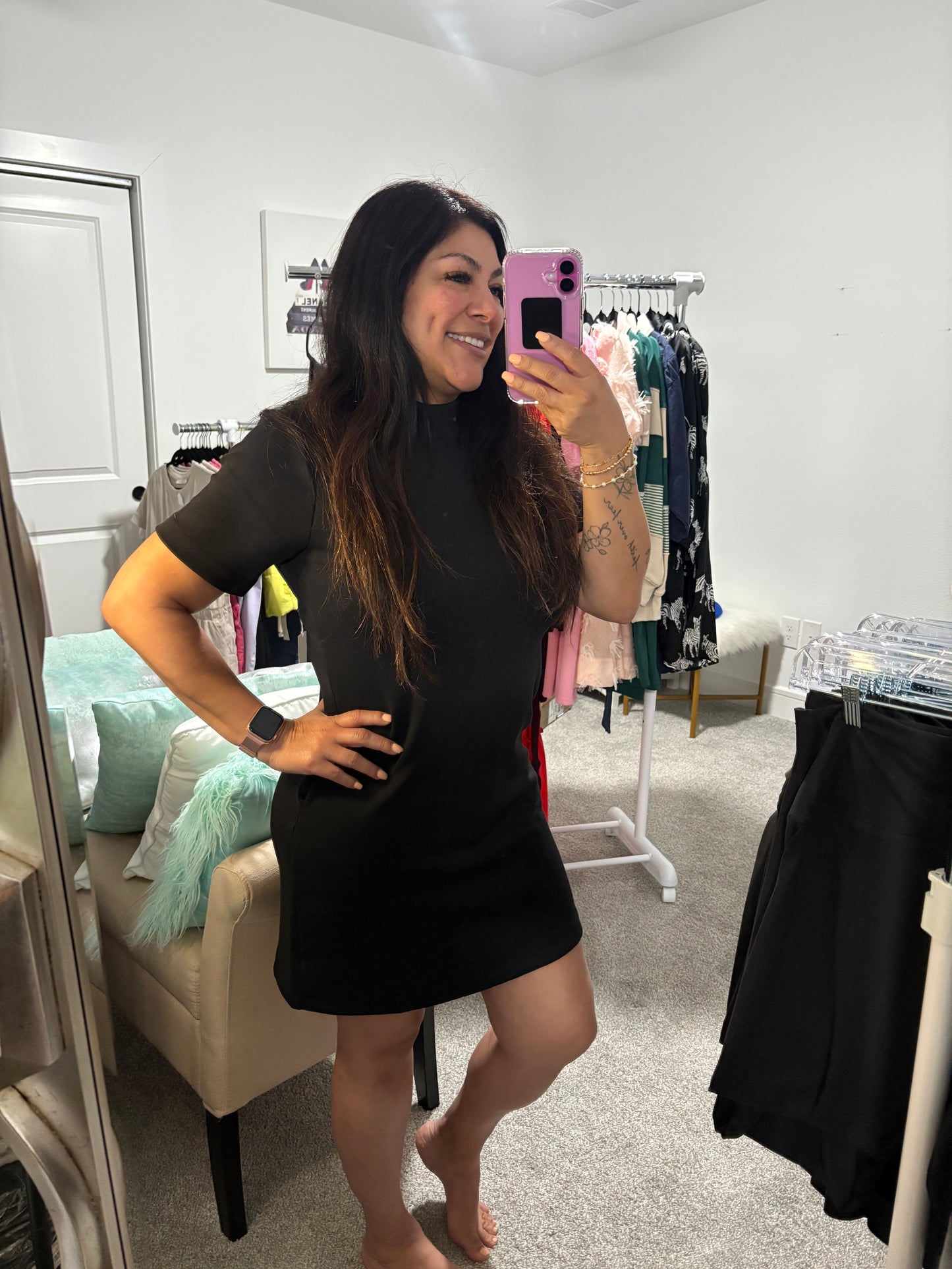 Black Scuba Dress