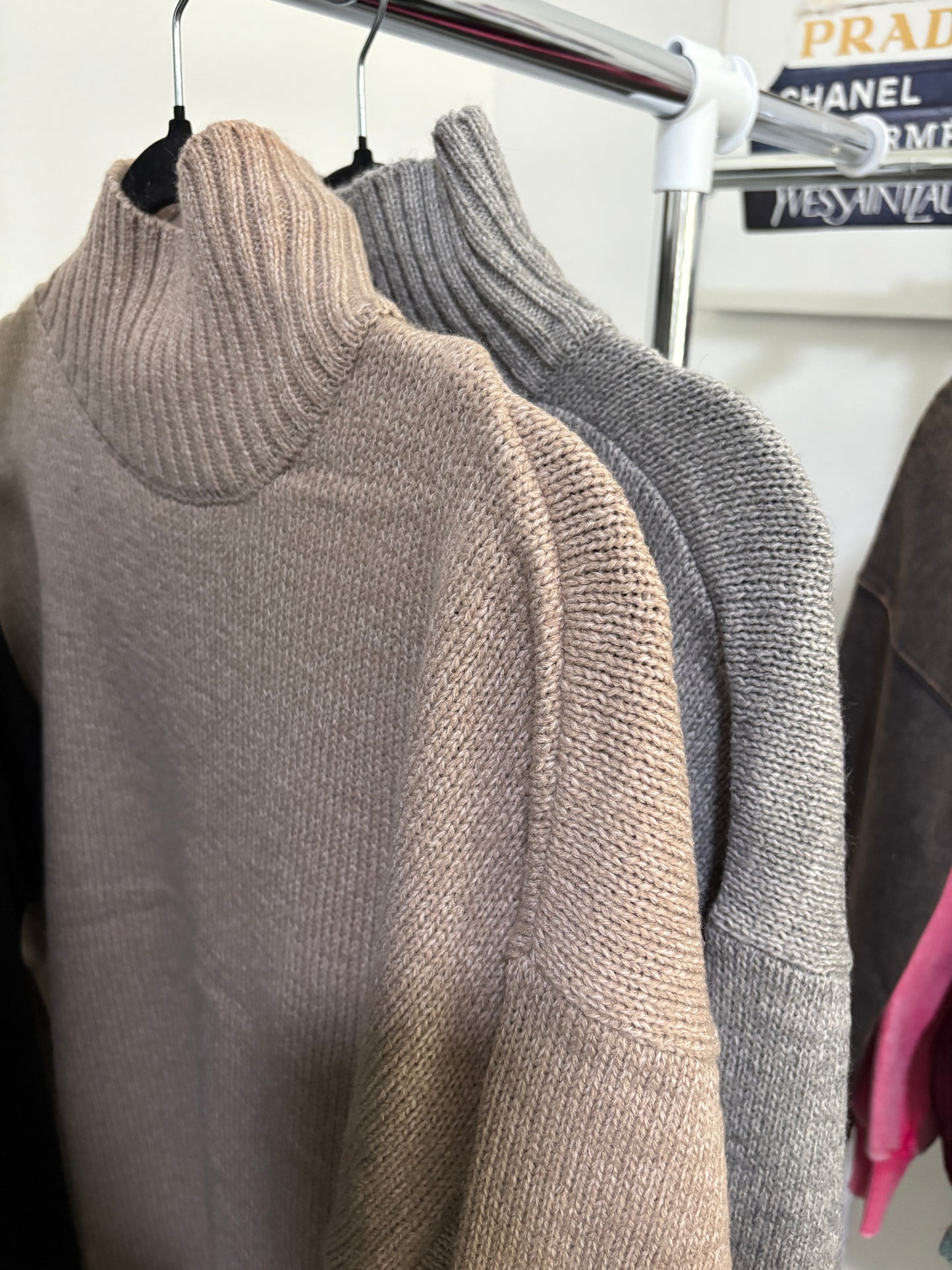 Turtle Neck Mini Dress