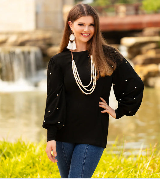 Pearly Long Sleeve - Plus Available