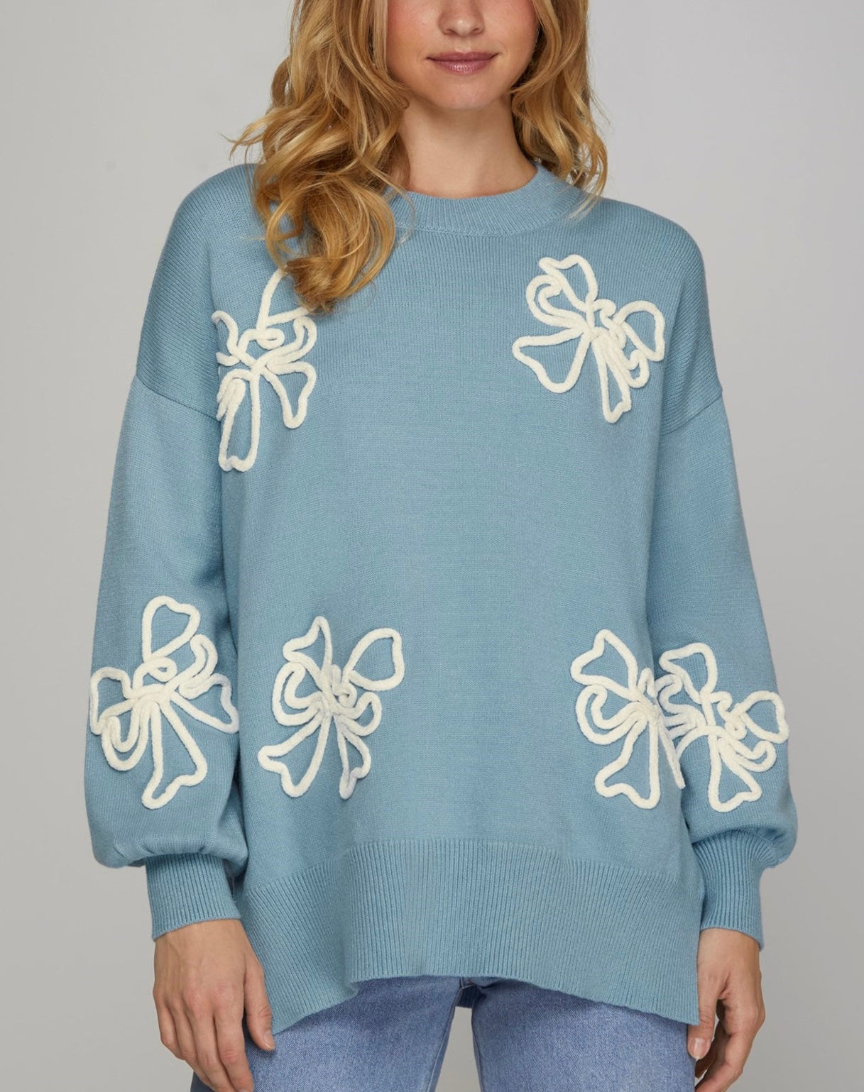 Very Demure Bow Sweater