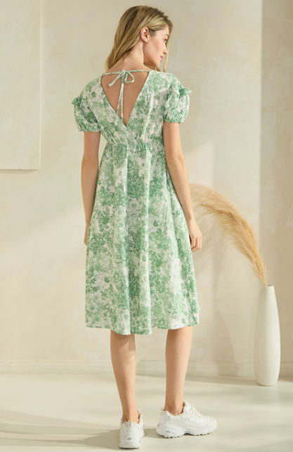 Jade Floral Dress