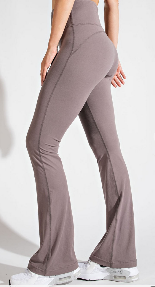 Simply Soft Leggings - High Waisted Bell Bottom *Plus