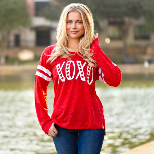 XOXO Sequin Longsleeve - Plus Available