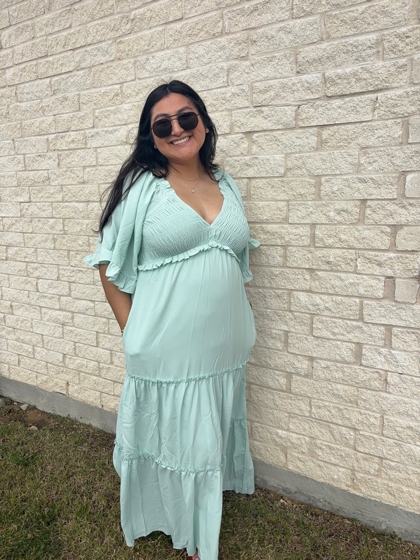 Mint Breeze Maxi Dress