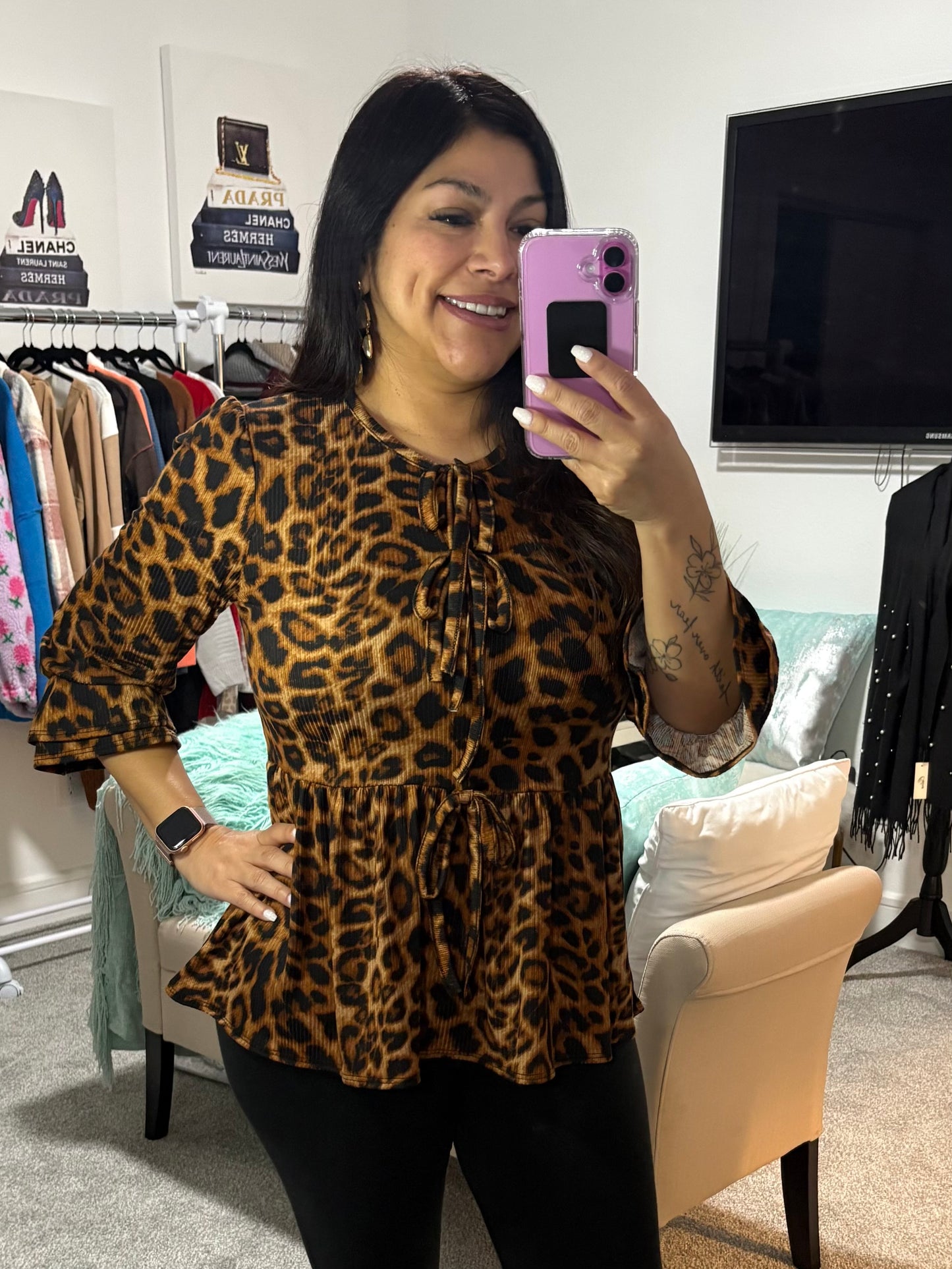 Leopard Blouse