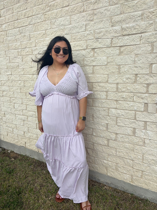 Lavender Breeze Maxi Dress