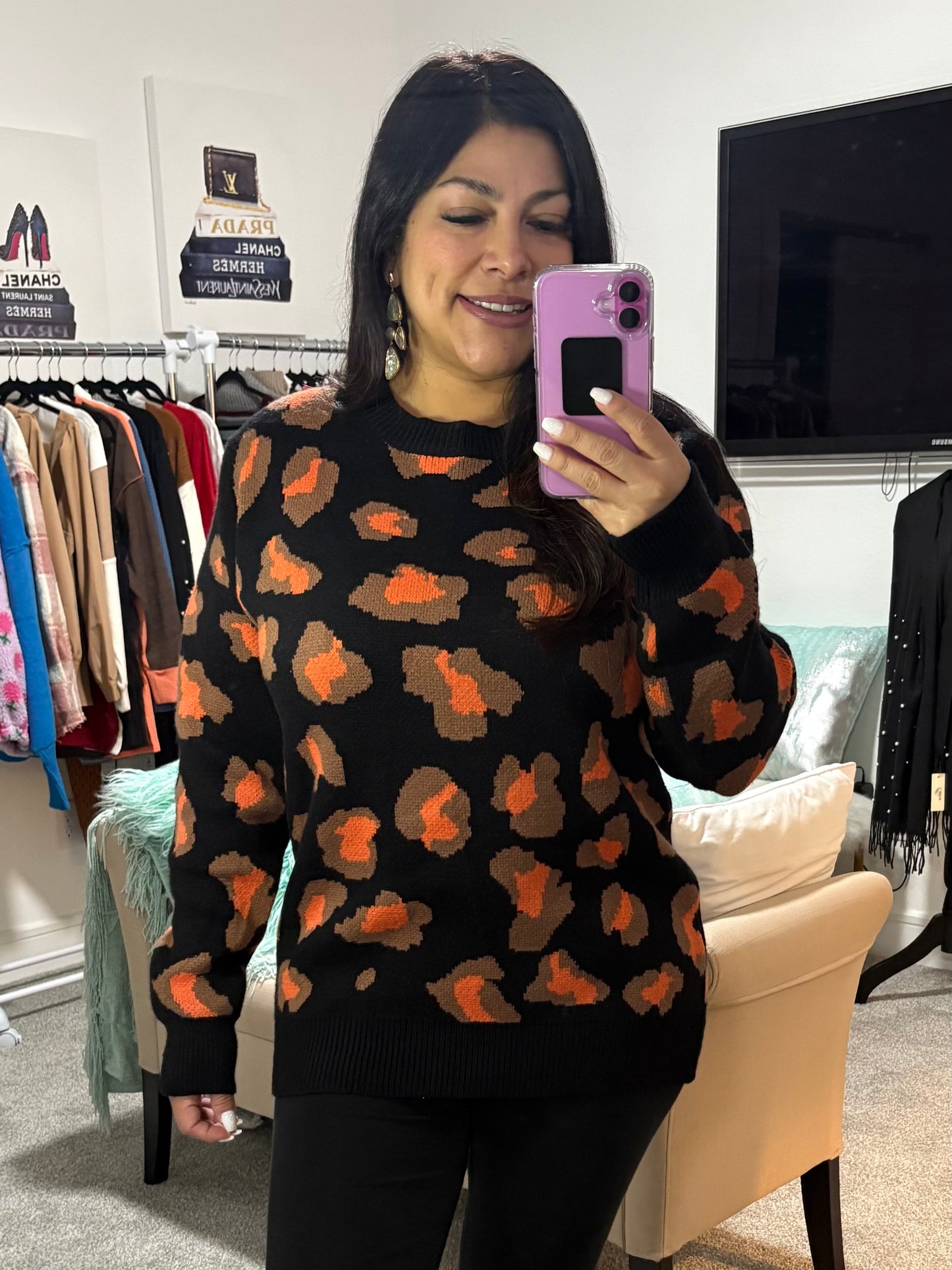 Loving the Leopard Sweater