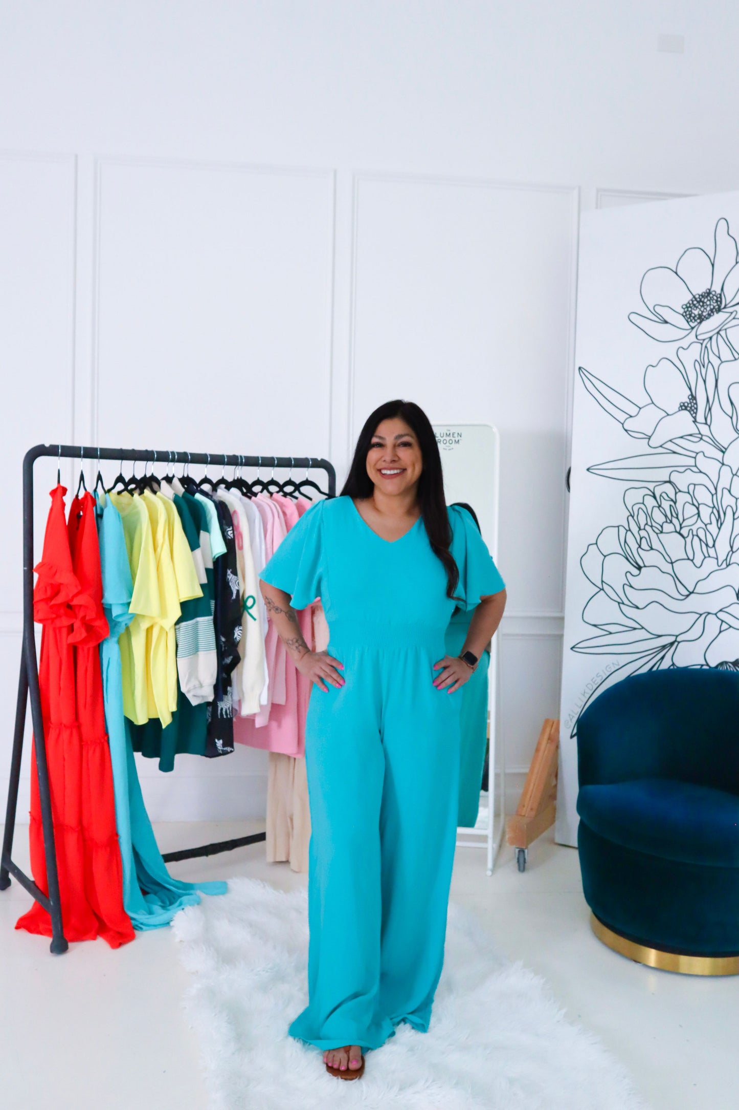 Spring Sky Jumpsuit