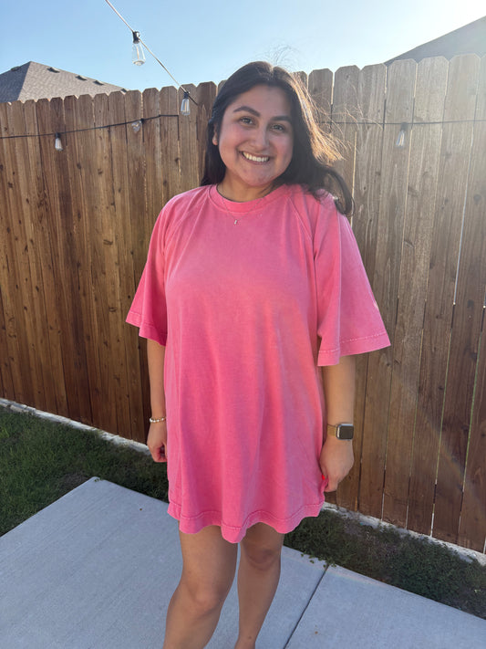 Rose T Shirt Dress