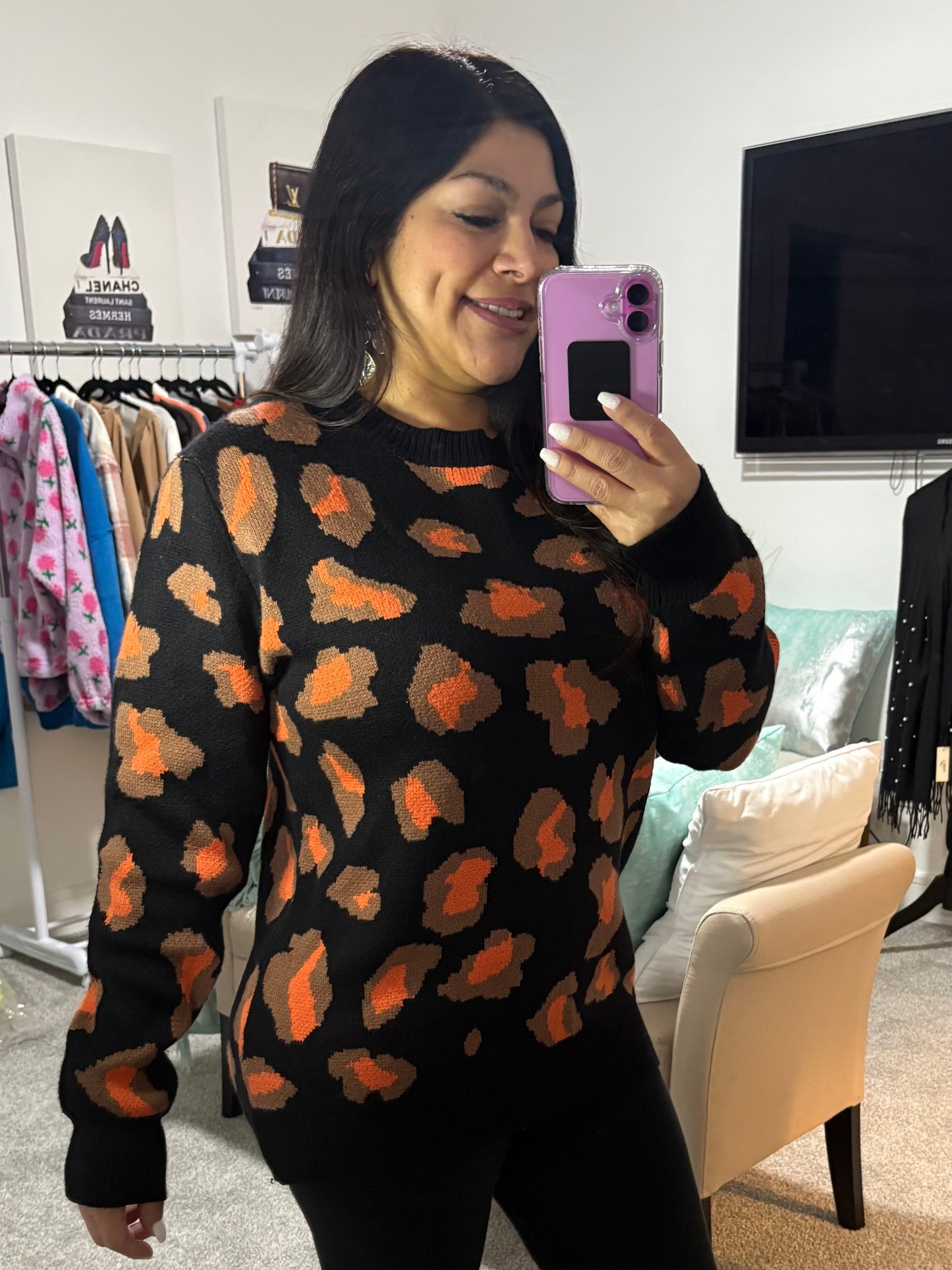 Loving the Leopard Sweater