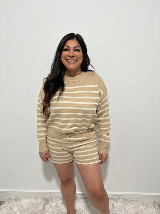 Cozy Cream Short Set