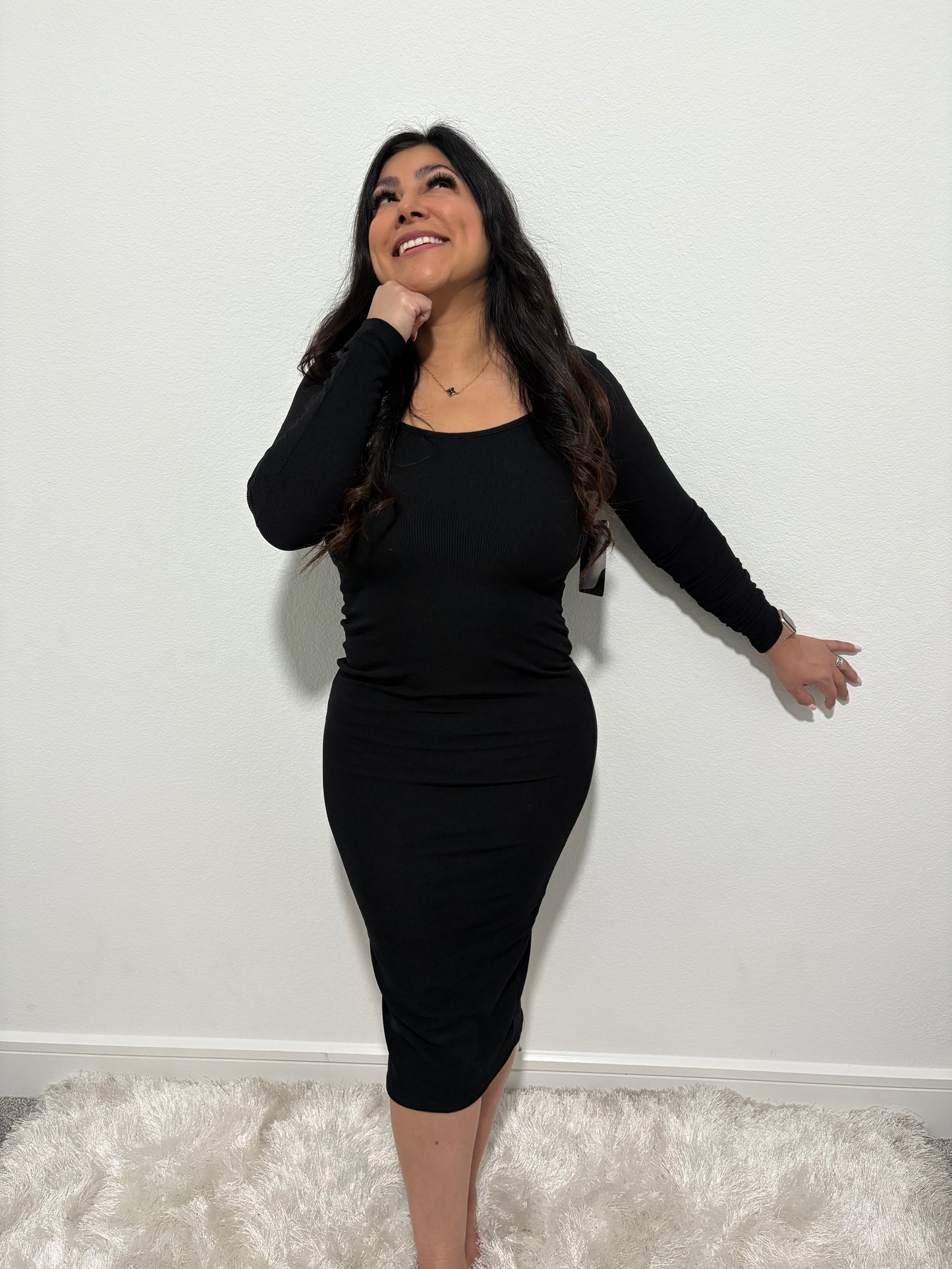 Classic Black Maxi Dress
