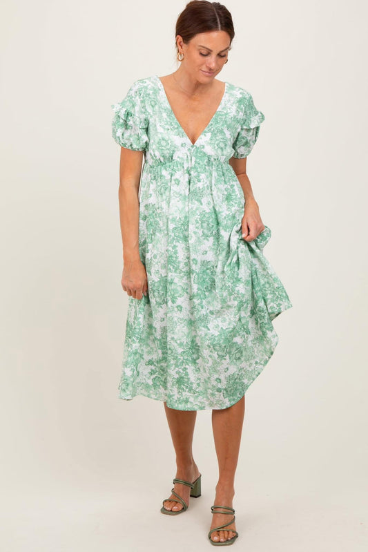 Jade Floral Dress