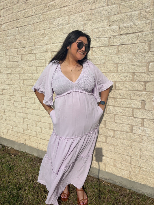 Lavender Breeze Maxi Dress