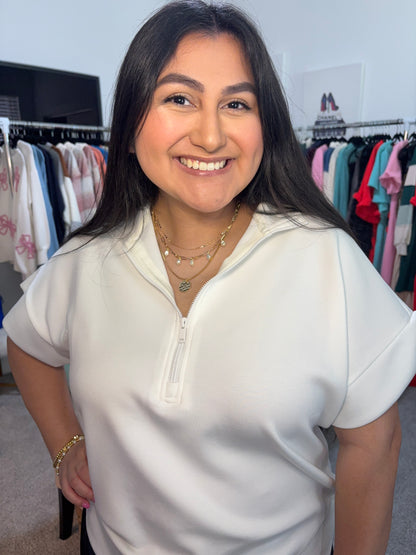 Triple Layer Necklace: Pearls