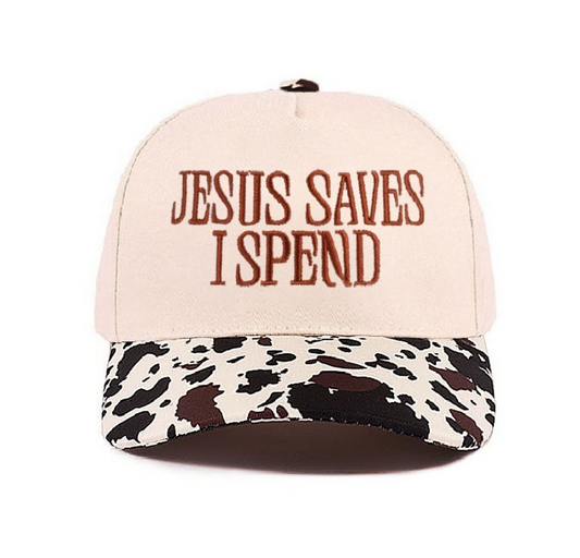 Jesus Saves I Spend - Cow