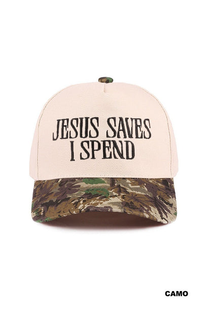 Jesus Saves, I spend Hat