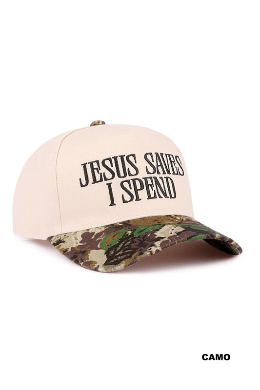 Jesus Saves, I spend Hat